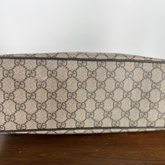 Gucci Beige GG Supreme Convertible Small Tote - Picture 9 of 9